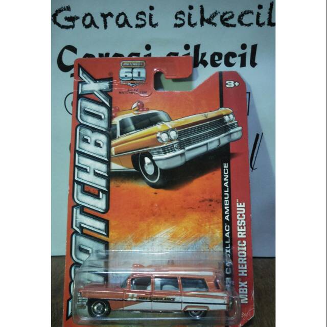 Diecast Matchbox 1963 Casillac Ambulance