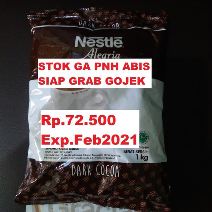 

Nestle Dark Cocoa Chocolate Alegria 1kg Kakao Bubuk Profesional BERKUALITAS