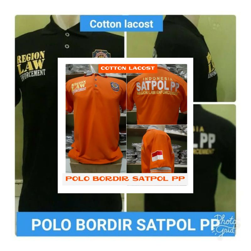 Kaos baju polo satpol pp/ kaos satpol pp/kaos pol pp