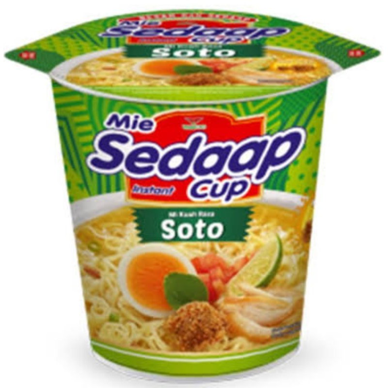 Mie instan sedaap cup rasa soto sedap cup mie siap saji