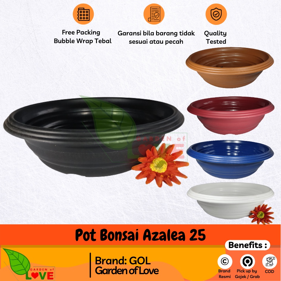 Pot Bonsai Azalea 25 Cm Pot Bonsai Tawon Ceper Plastik Utk Bonsai Kelapa Bkn Pot Bonsai Keramik Mame