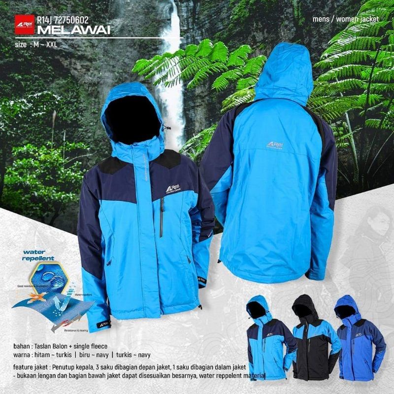 JAKET GUNUNG/OUTDOOR ORIGINAL REI MELAWAI AREI OUTDOORGEAR INNER POLAR