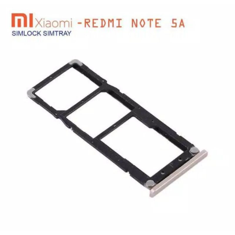 sim tray tempat kartu sim xiaomi redmi note 5a original