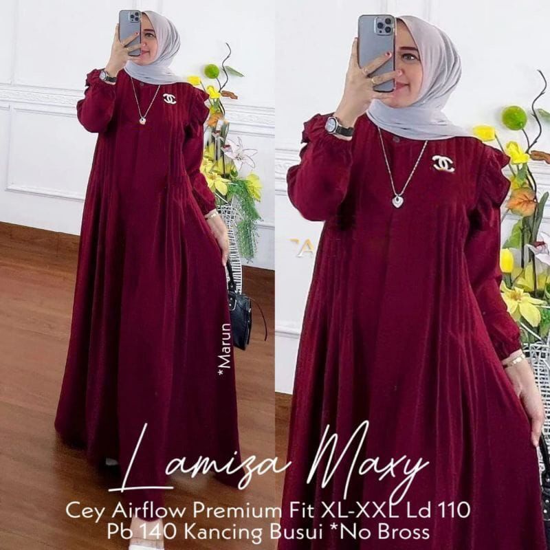 DRESS MUSLIM, baju wanita, baju gamis, dress, gamis, Baju gamis, fashion wanita, Lamisa maxy