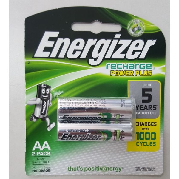 Baterai / Batre Energizer recharge AA / Cas ulang