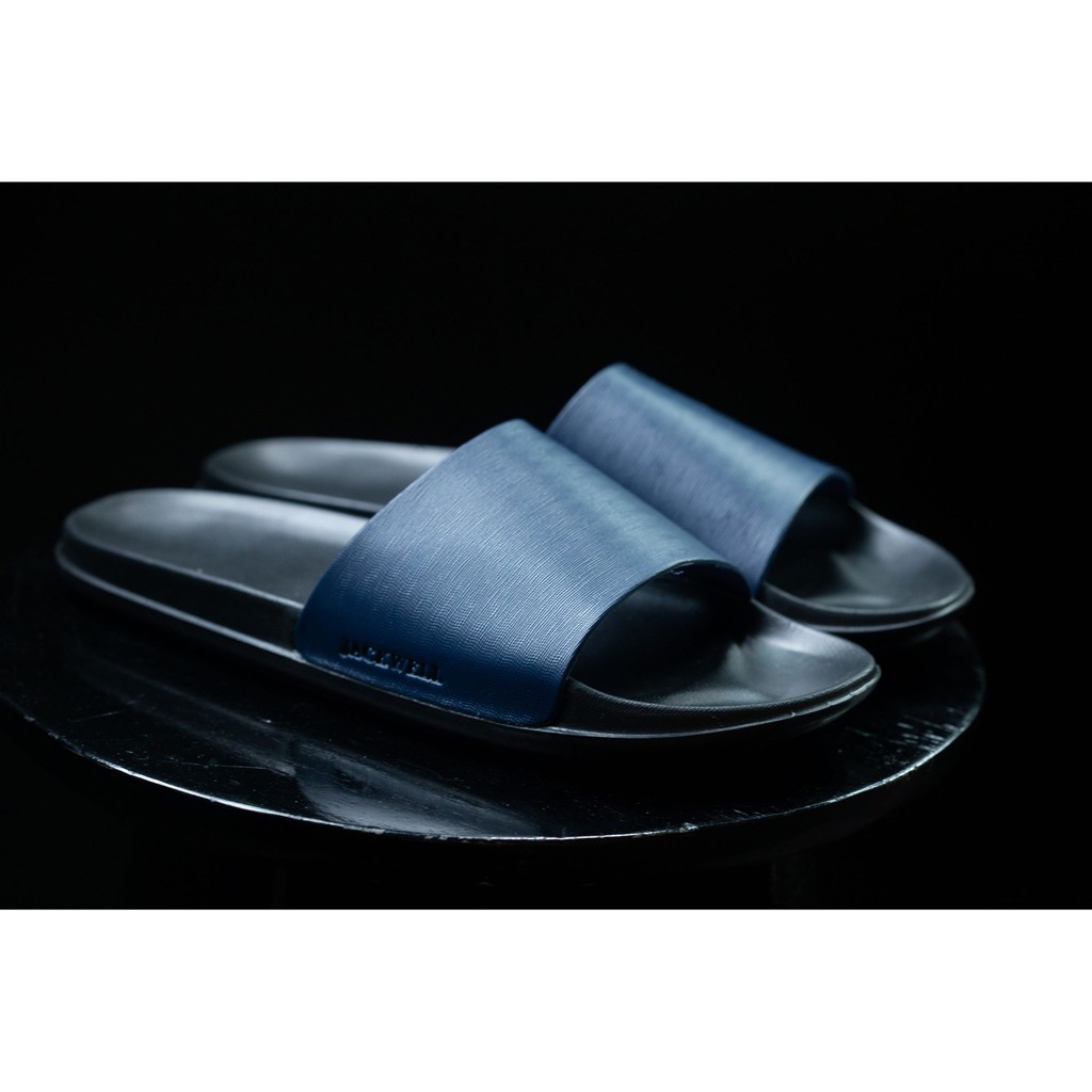 Sandal Kulit Jackwell Slide Navy