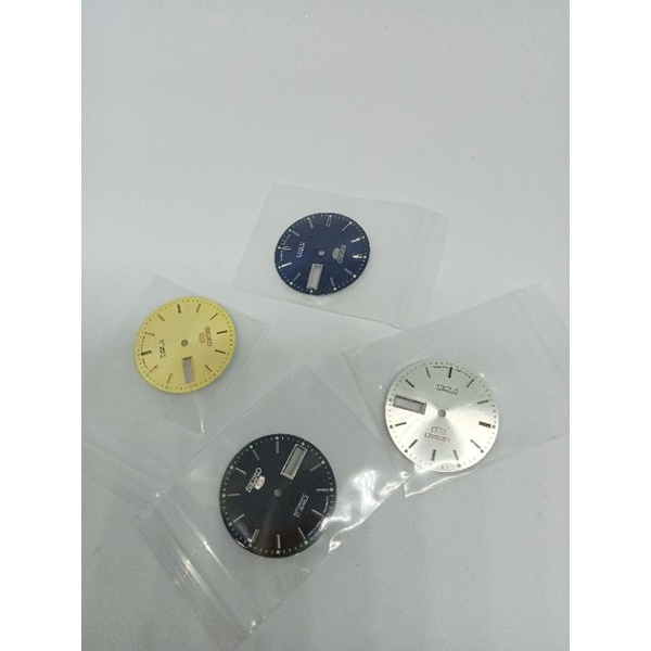 plat dial Seiko 5 plat dial jam tangan Seiko 7009 7s26