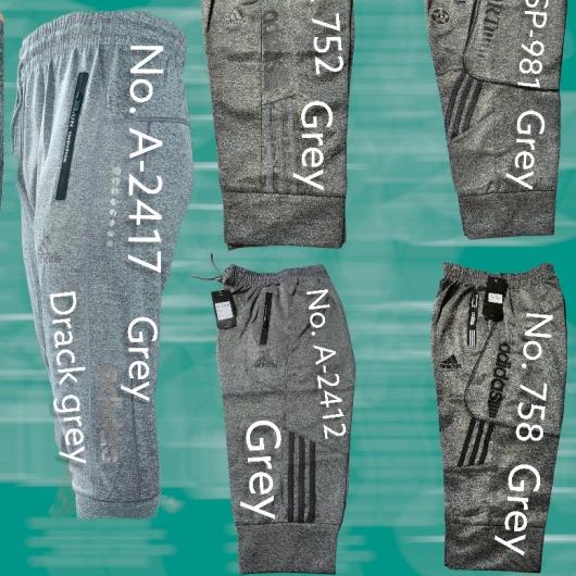 ✥ Celana Running 7 8 SPORT Jogger Import - Light Grey, SP-981 (L) ♔