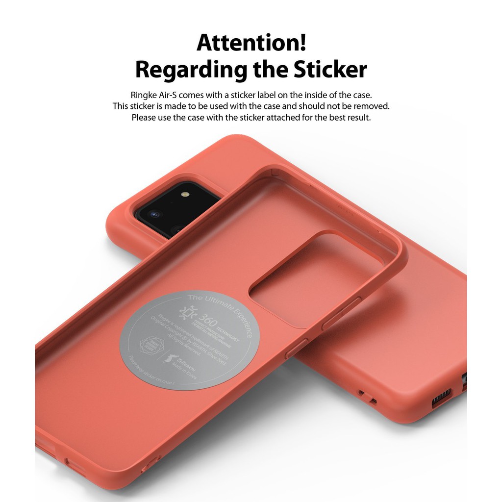 Case Samsung Galaxy S20 Ultra / S20 Plus / S20 Ringke Air S Softcase Solid Casing