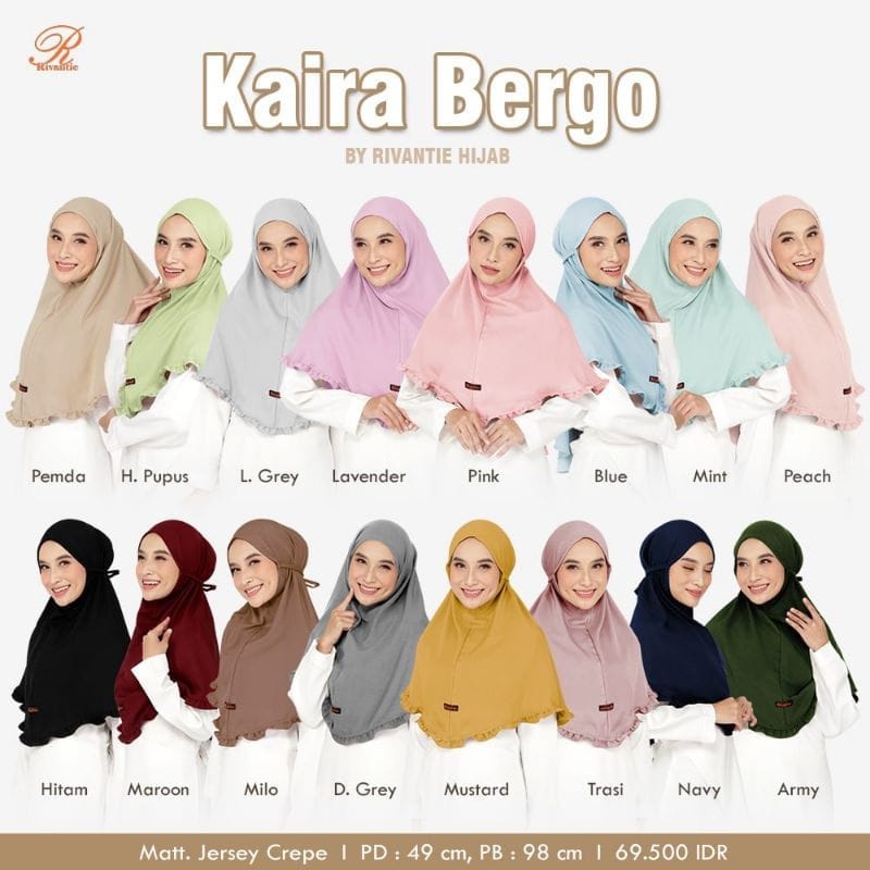 KERUDUNG KAIRA BERGO || RIVANTIE