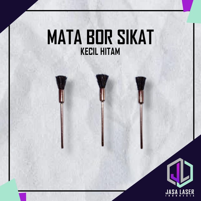 Mata Bor Sikat Kecil Hitam Halus