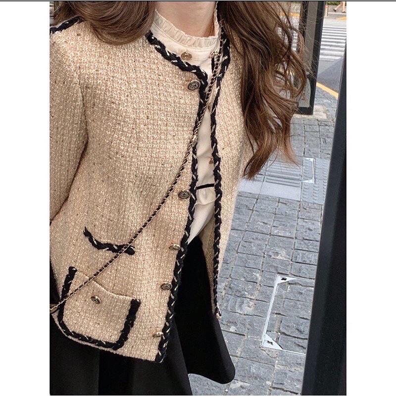 Mima Blazer Zara tweed / Baju atasan Wanita Wol Rajut import premium