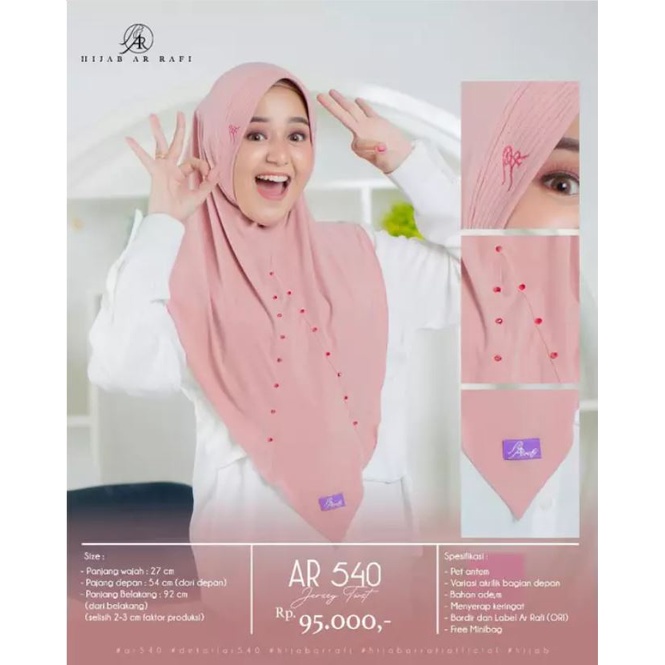 Hijab Arrafi AR 540 Arrafi [READY] AR RAFI