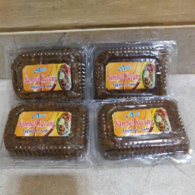 

Sambel Kacang "Asli" Solo, @+-250 gram (harga untuk 1 kg)Pedes-Sedang