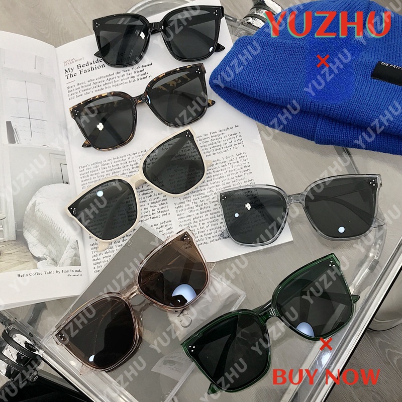 (YUZHU) TERSEDIA &amp; COD Kacamata Hitam Korea Wanita Oversize Kacamata Hitam Fashion Murah Cewek Sunglasses