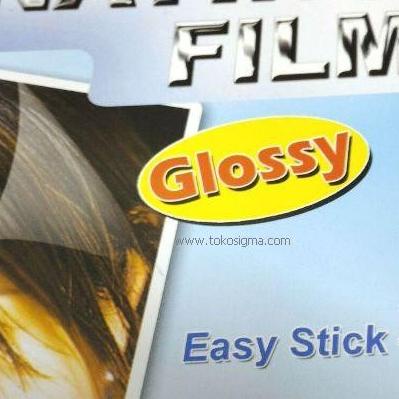 

♘ STIKER TRANSPARAN FILM 70micron A4+ glossy ←