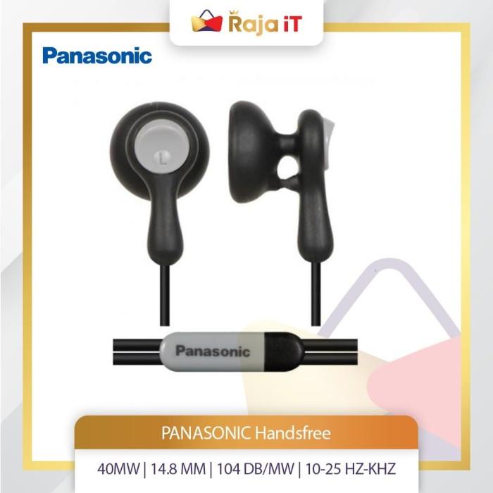 Earphone | Panasonic Handsfree - Black [Rp-Hv41Gu-K]