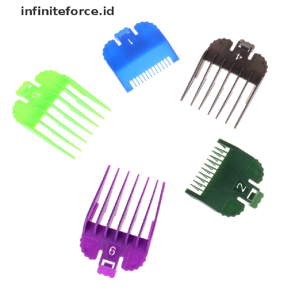 (infiniteforce.id) 8pcs / Set Sisir Panduan Potong Rambut Untuk Salon / Barber