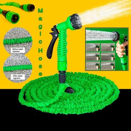 Selang Magichose Paket Selang Fleksibel Semprotan Cuci Mobil Siram Tanaman