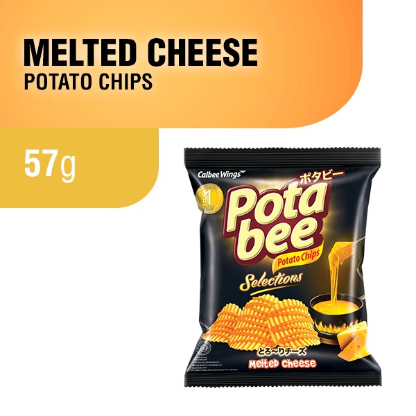 

POTABEE Keripik Kentang Selections Melted Cheese 57GR