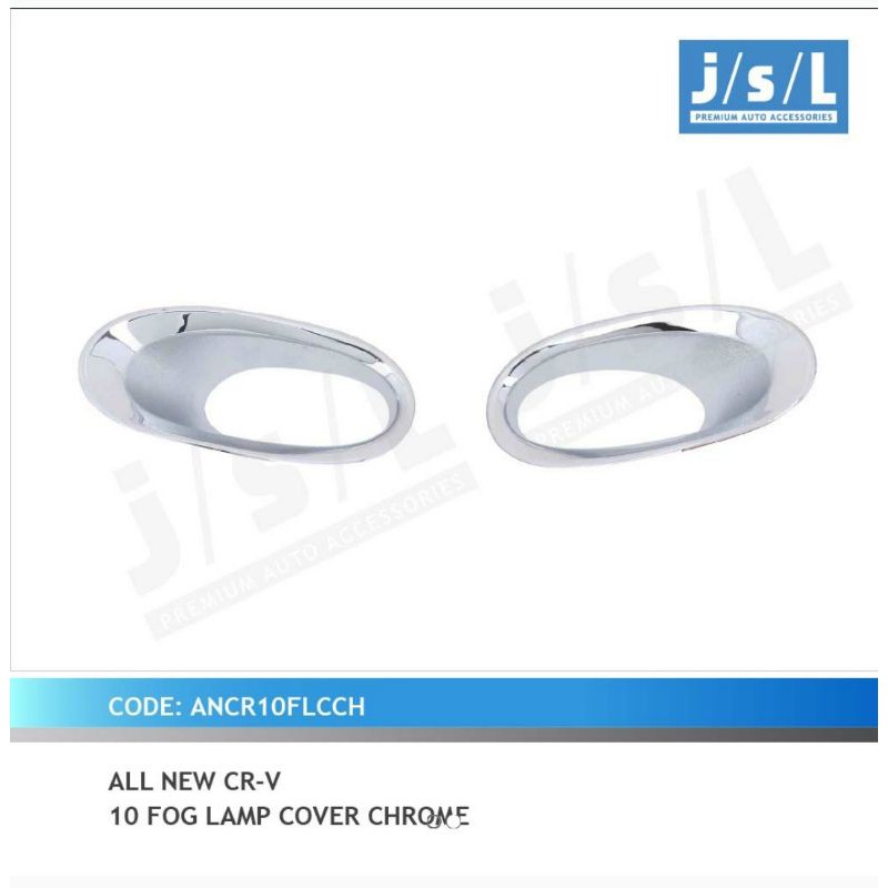 cover foglamp chrome 10 all new CRV jsl