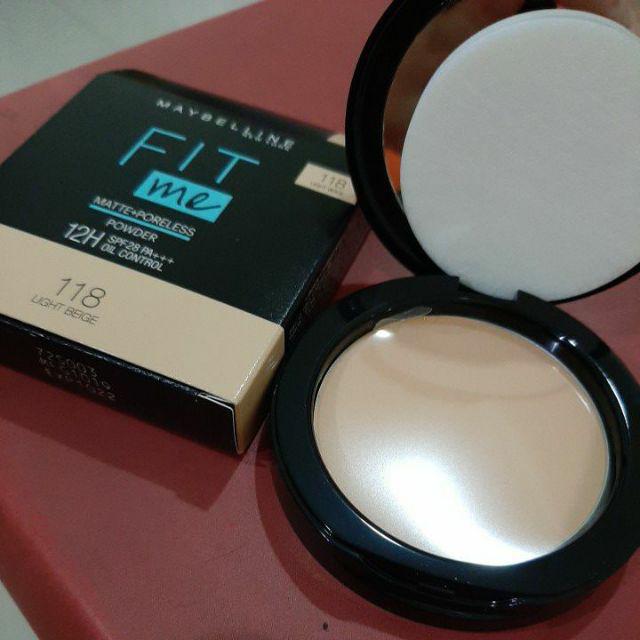 Maybelline Fit Me Matte Poreless Compact Powder 6g Shopee Indonesia 7126