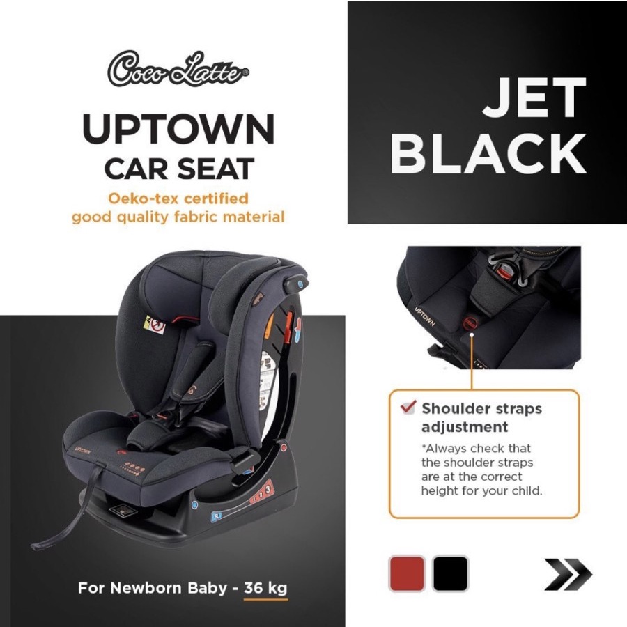 Carseat Cocolatte 8762 DownTown /Carseat Cocolatte Uptown+ / Kursi Mobil Anak