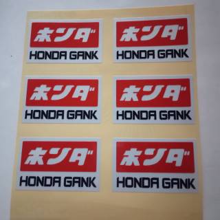 Jual Honda gank / sticker Honda gank / sticker motor / sticker helm