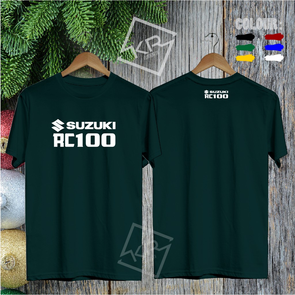 Kaos / Tshirt Distro Motor Suzuki RC100 Kualitas Terbaik,TERLARIS -KR