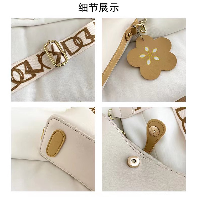 BJ62537 - BEIGE/BLACK/BROWN/GREEN - TAS SLEMPANG GANTUNGAN BUNGA IMPORT TAS WANITA FASHION IMPORT MODIS ELEGAN TERMURAH TERLARIS TERBARU BAGSTORE JAKARTA TAS BATAM ZCJ2537 MIRIP GT1737