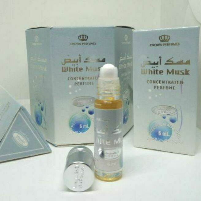 WHITE MUSK Parfum DOBHA Kemasan 6ml Minyak Wangi Roll On Non Alkohol