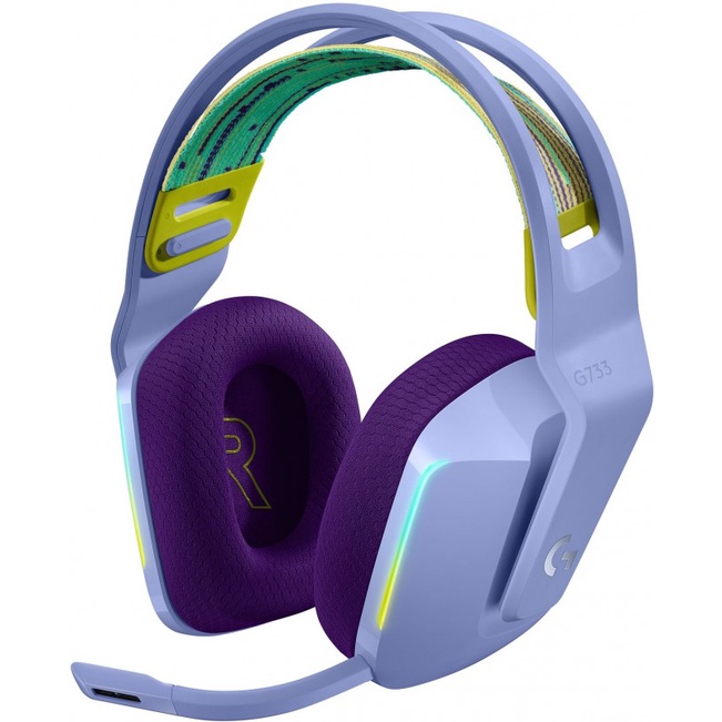 Logitech G733 Lightspeed LILAC - Wireless Gaming Headset