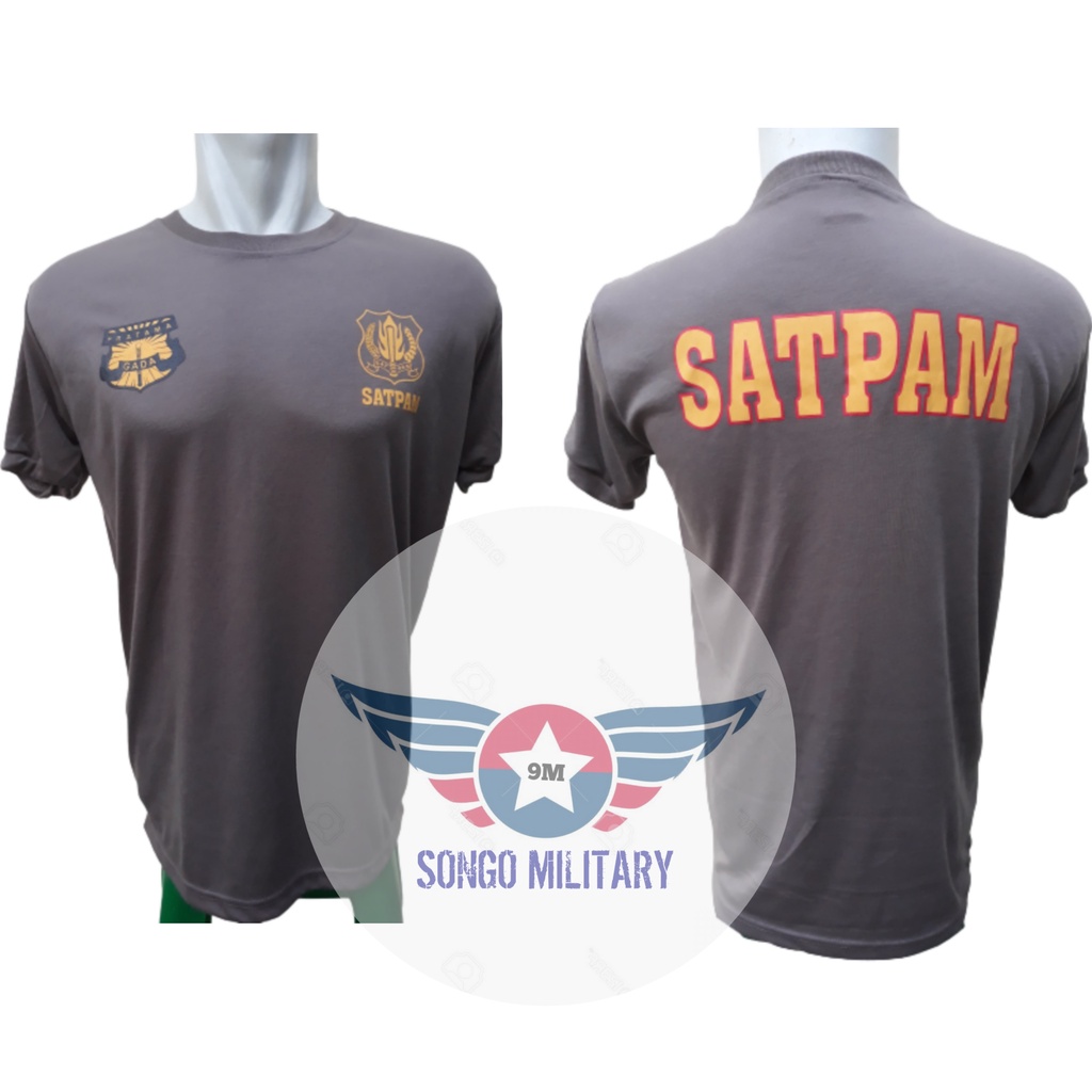 Kaos Satpam Security Gada Pratama Coklat Terbaru