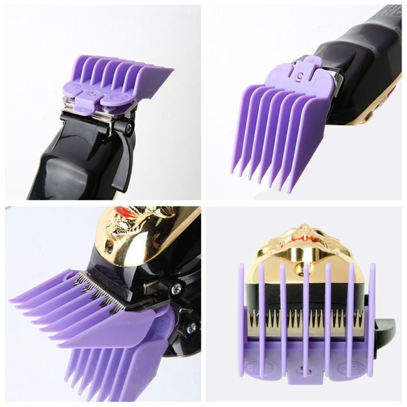 8 Pcs/set Oil Head Electric Clippers Caliper Limit Comb Hair Clipper Tooth