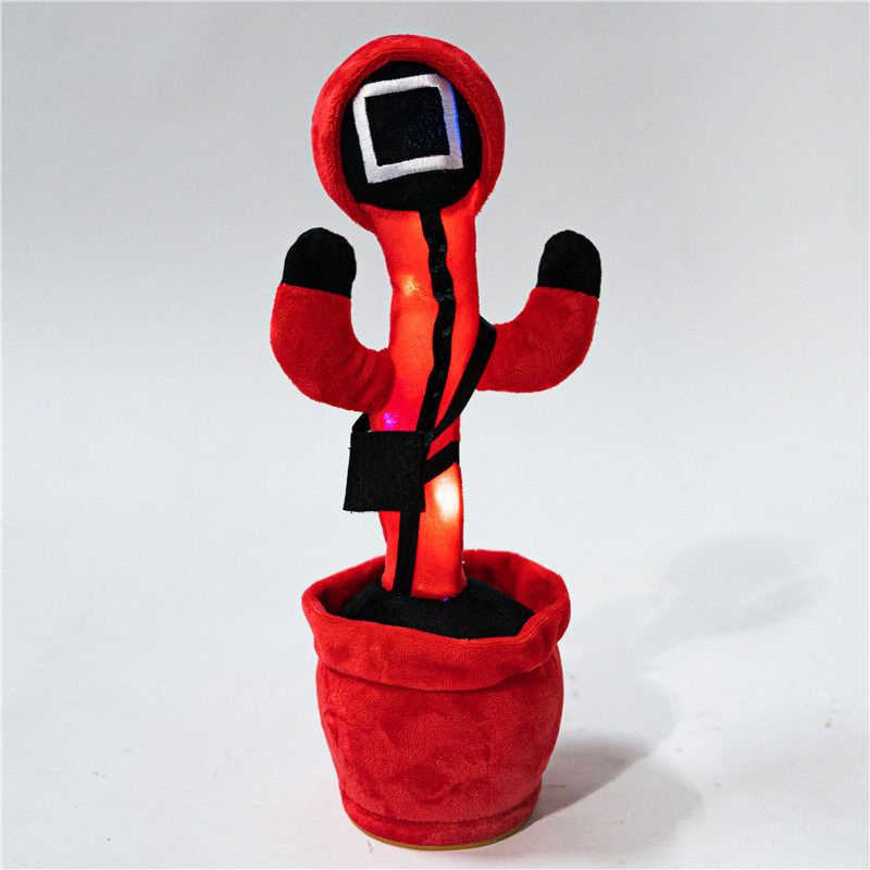 Mainan Boneka Dancing  Doll SQUID GAM Goyang Menari pakai USB
