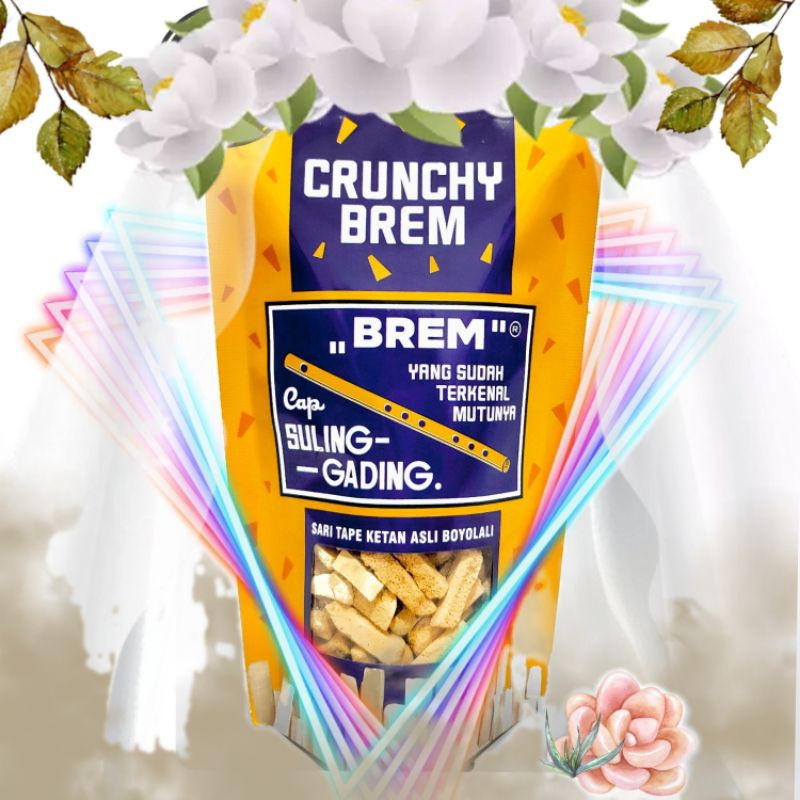 

Crunchy Brem Sari Tape Ketan Cap Suling Gading Asli Boyolali