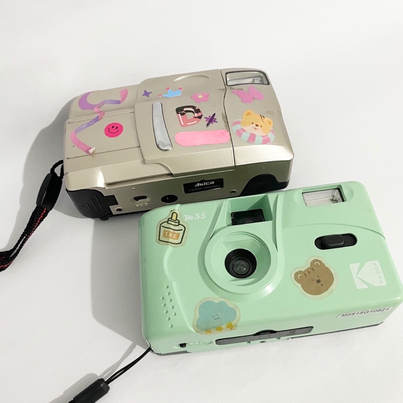 KAMERA ANALOG KODAK M35 AKICA BF800 ANALOG CAMERA