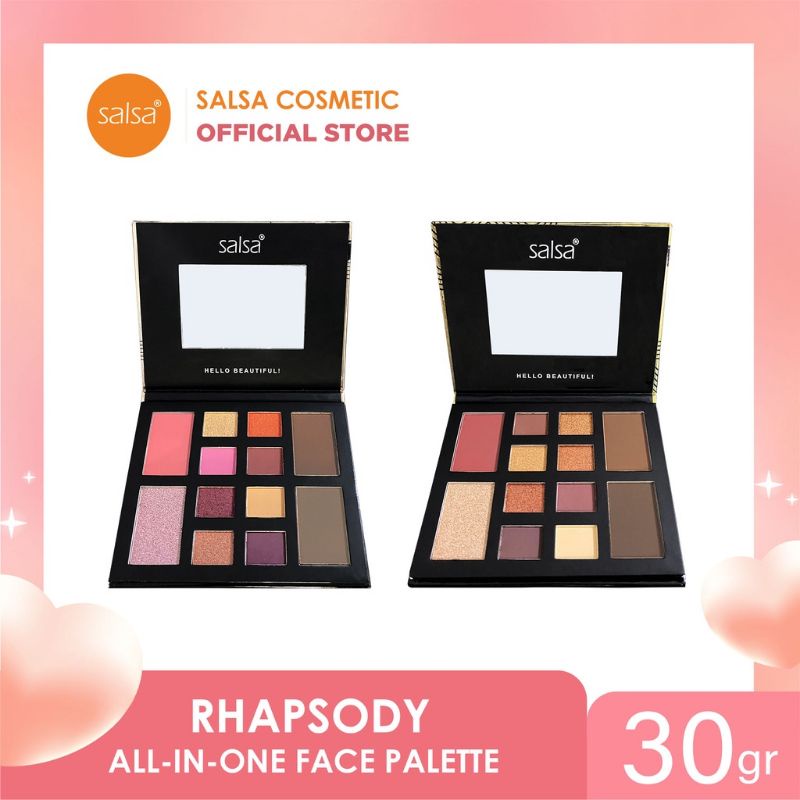 [BPOM] SALSA Rhapsody Face Palette 4-in-1