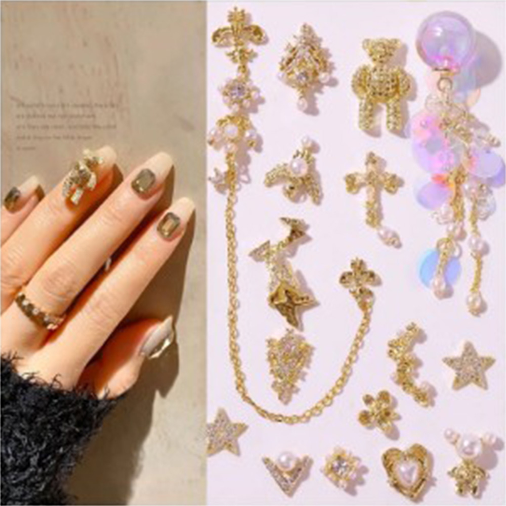 Mxbeauty Hiasan Kuku 3d Diy Bentuk Kupu-Kupu Dengan Kristal Imitasi Untuk Nail Art