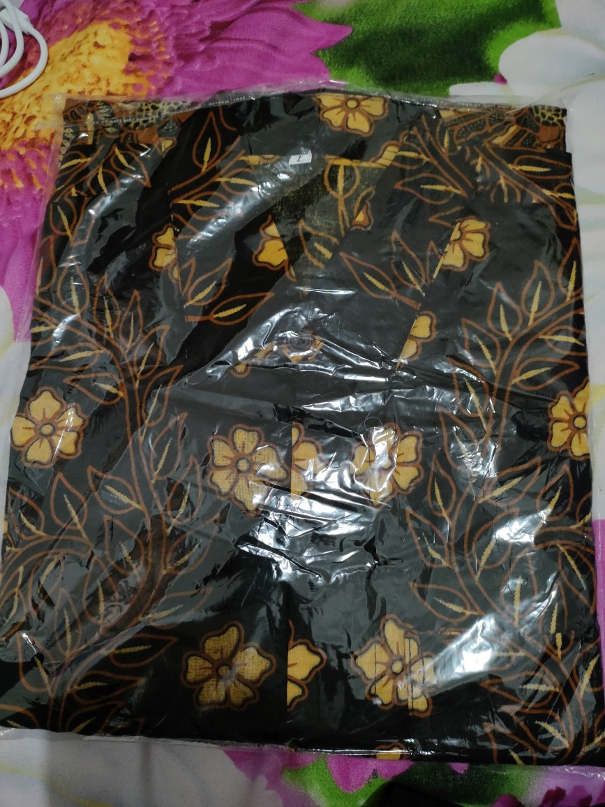 Size M L Xl Xxl Xxxl Bswart Batik Hrb026 Kenongo Hem Pendek Padi Pekalongan M L Xl Batik