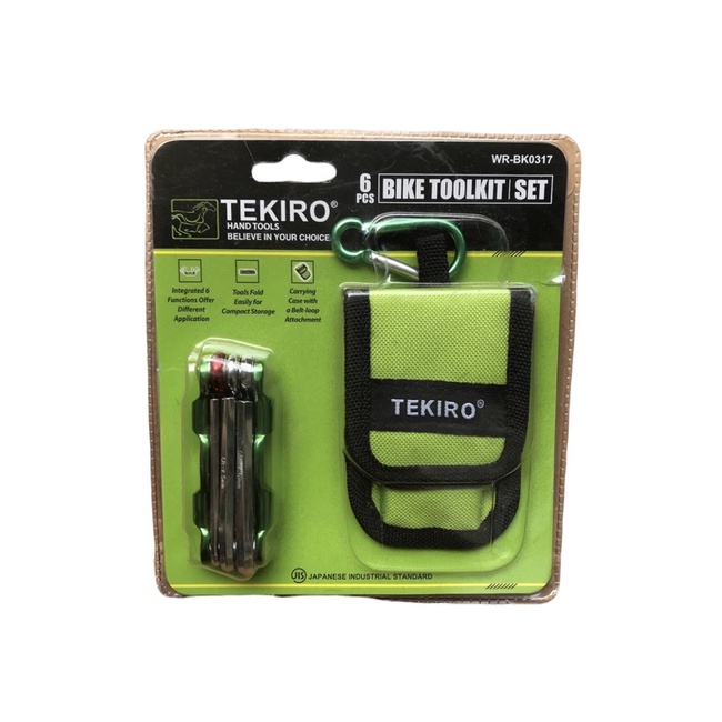 KUNCI L SET SEPEDA 6 PC BIKE TOOLKIT SET 6 PC TEKIRO