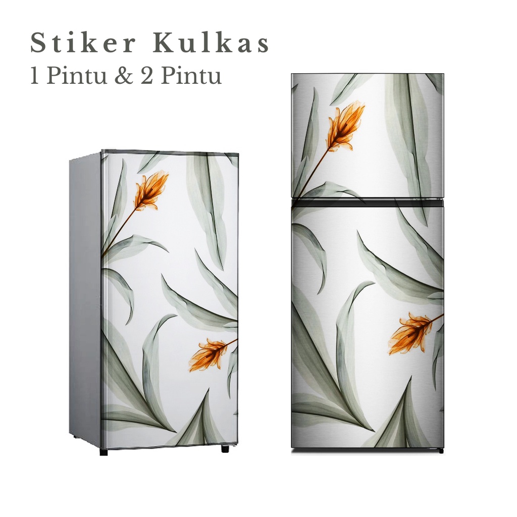 Stiker Kulkas 1 Pintu dan 2 Pintu motif Minimalist kode MT-38 - FX