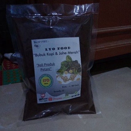 

LYO FOOD Bubuk kopi dan jahe merah 180 gr