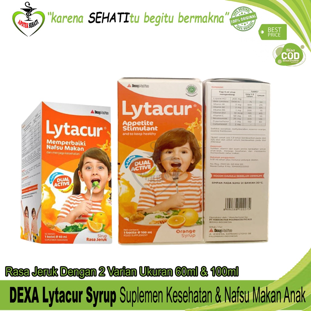 Lytatur Lytacur Sirup Penambah Nafsu Makan anak