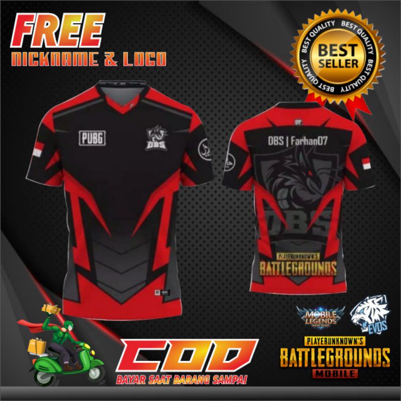JERSEY BAJU GAME CUSTOM freefire ff