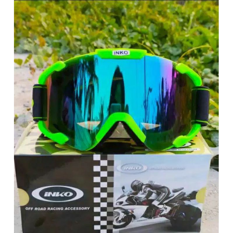 (C o d) Goggle / kacamta cross kacamata helm cross inko plangi inko murah Kualitas Bagus