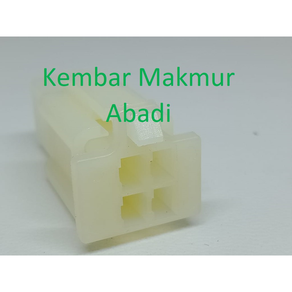 Socket 4 Pin Kecil+Skun / Soket Motor / Konektor Motor/ Connector Kabel / Socket Kabel Motor 4 Pin