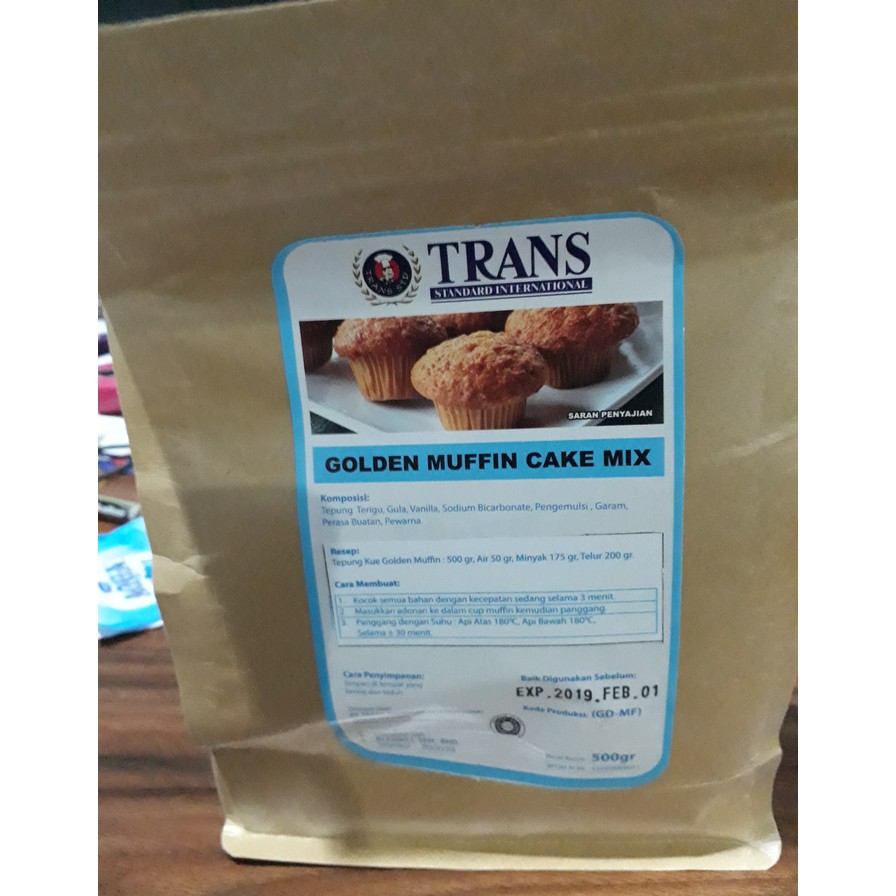 

GOLDEN MUFFIN CAKE MIX