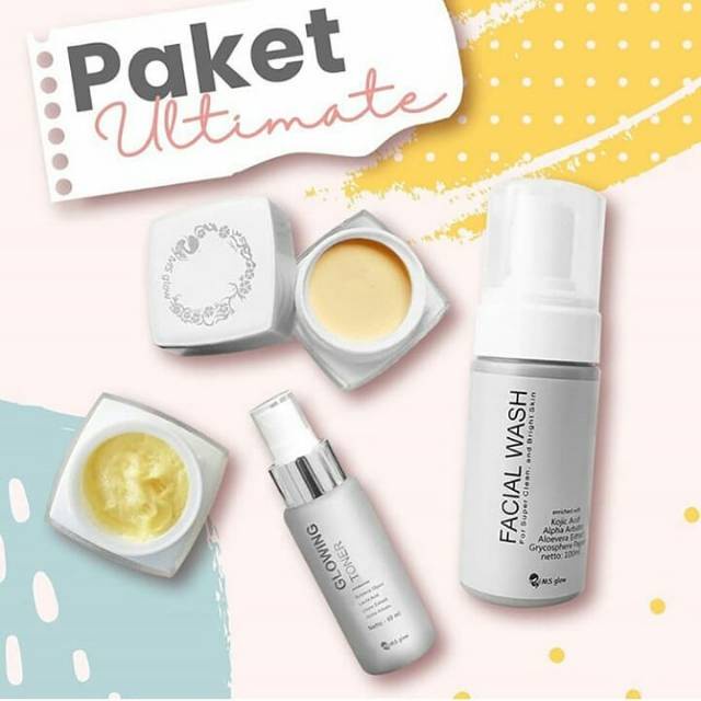 Ms glow - Paket Ultimate Origanal untuk keluhan flek hitam , Penuaan
