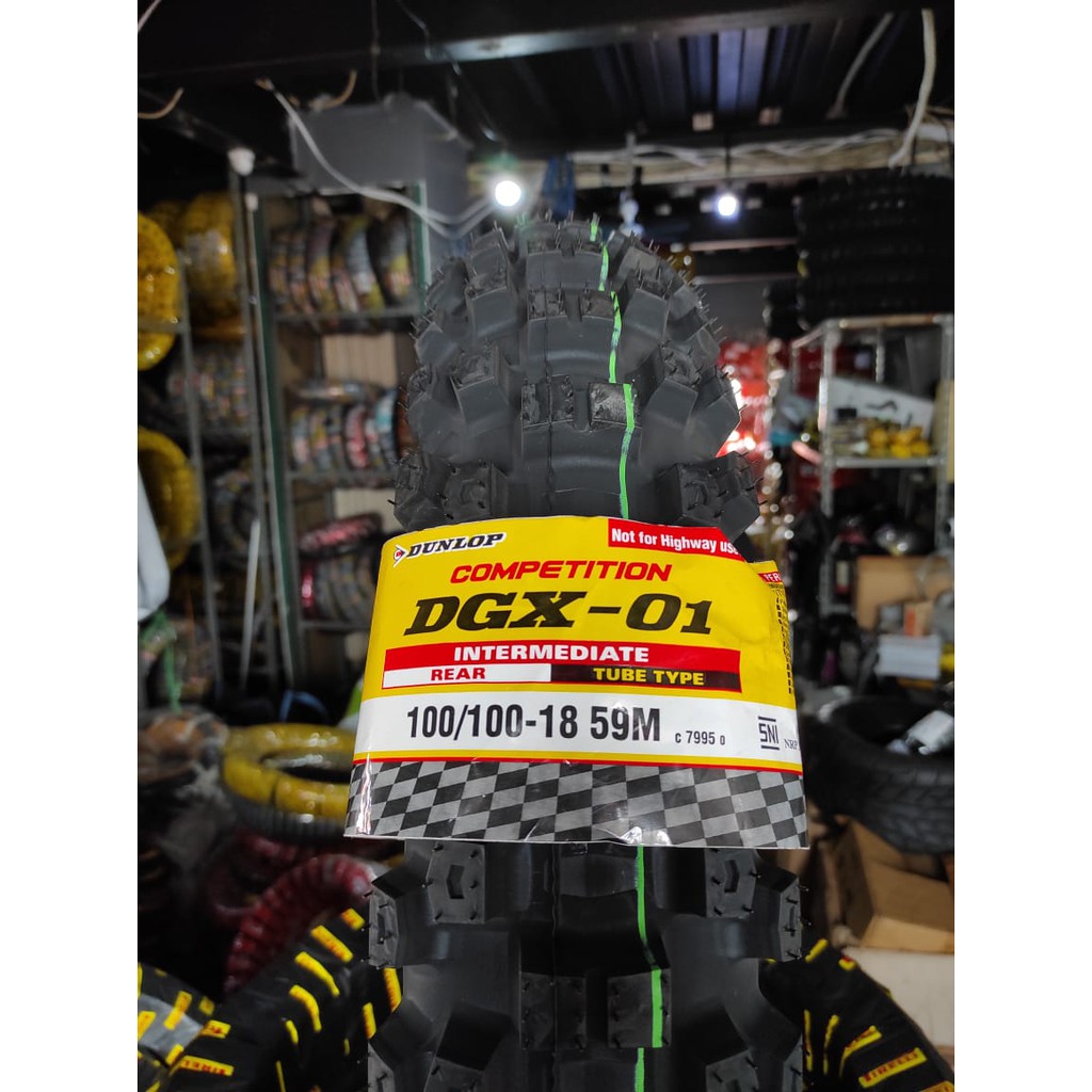 ( RING 18 ) DGX-01 ~ 100 / 100 - 18 DUNLOP COMPETITION Ban Motor TRAIL CROSS klx dtracker motocross